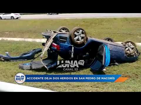 Accidente deja dos muertos en San Pedro de Macorís