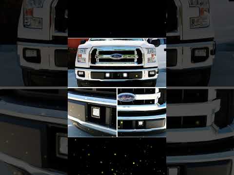 Upgrade your 2015-2020 Ford F150 XLT Lariat/Limited with this LED Pod Light Fog Lamp Kit! #FordTruck