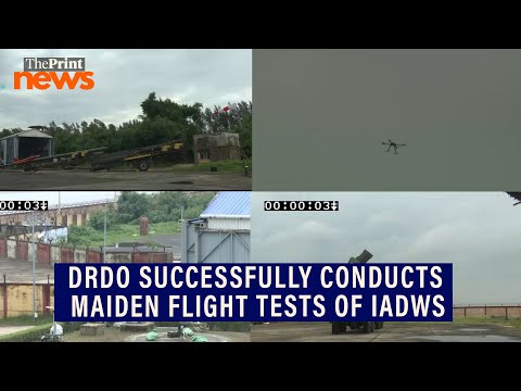 DRDO successfully conducts maiden flight tests of Integrated Air Defence Weapon System