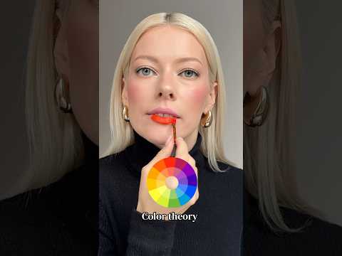 Color theory & lip mixing method. How to customize your own lipstick color #makeuptips #colortheory