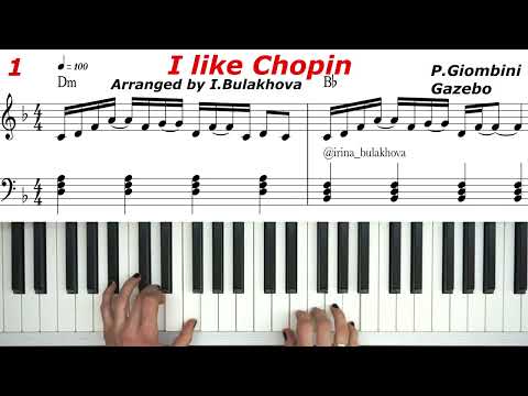 I like Chopin Gazebo piano sheets music score Мне нравится Шопен Гадзебо( Газебо) пианино ноты Хиты