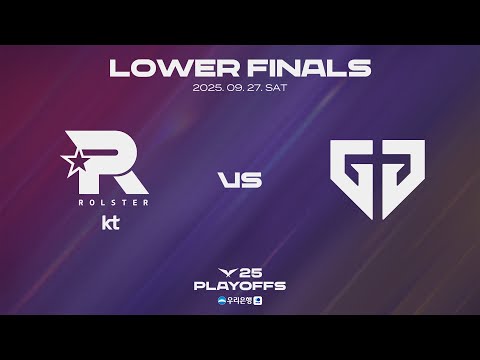 KT vs GEN | 결승 진출전 매치 하이라이트 | 09.27 | 우리은행 2025 LCK 플레이오프