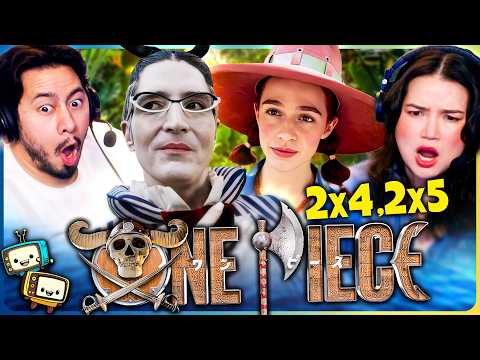 ONE PIECE 2x4 & 2x5 Reaction! | The Baroque Works Assassins are Wild! | Netflix