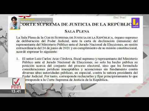 ? Poder judicial deplora expresiones de Luis Arce