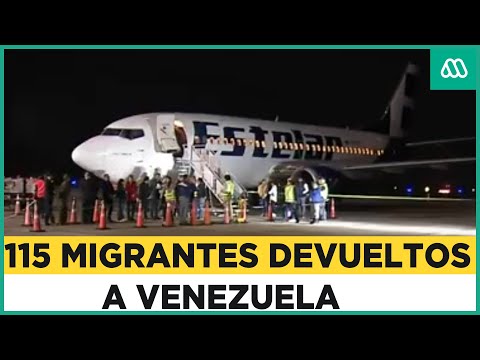 Destino Caracas: 115 migrantes venezolanos fueron devueltos a su país
