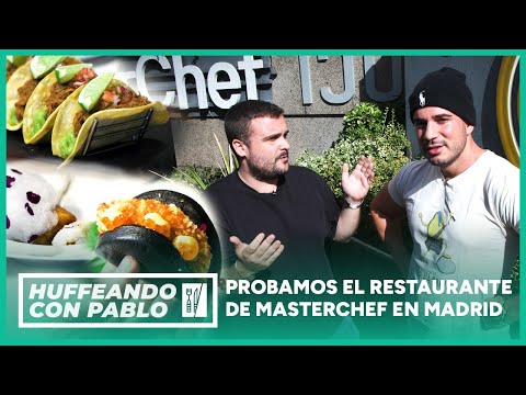 Comemos en el RESTAURANTE de MASTERCHEF en Madrid, con Cenando con Pablo I Huffeando con Pablo #1