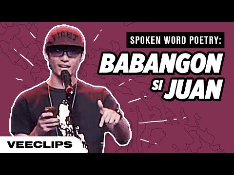 Brian Vee performs "Babangon si Juan" | Tagalog Spoken Word Poetry