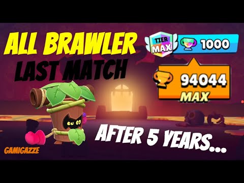 😱FINALLY AFTER 5 YEARS OF BRAWL STARS😱✅EVERY Brawler 1.000 Trophies✅