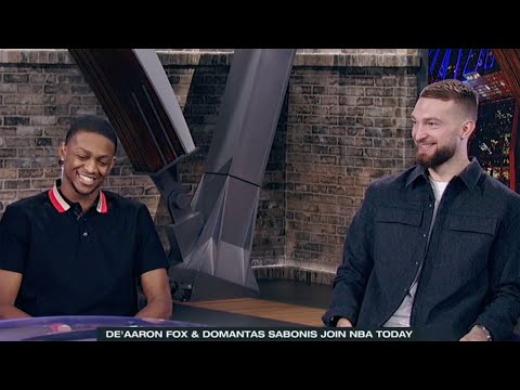 Fox & Sabonis Join NBA Today on ESPN! video clip