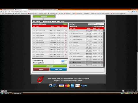 How To Edit A Salary Cap Contest on FantasyFeud.com