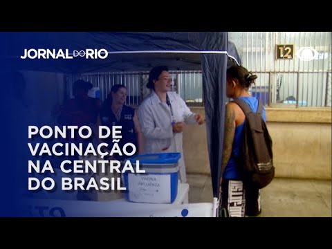 Central do Brasil contra gripe: novo ponto de vacinação
