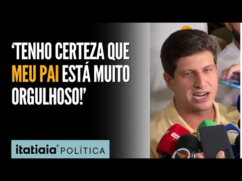 JOÃO CAMPOS BATE RECORDE DE VOTAÇÃO EM RECIFE, É REELEITO NO 1° TURNO E LEMBRA O PAI EM DISCURSO