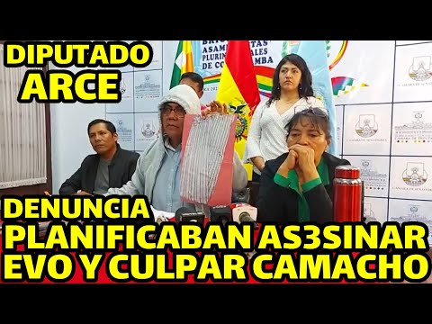 DIPUTADO ARCE REVELA PLAN PARA AT3NTAR CONTRA LA VID4 EVO MORALES EN SANTA CRUZ..