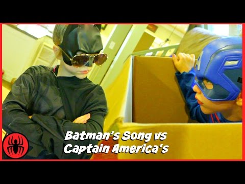 Batman Song vs Captain Poster