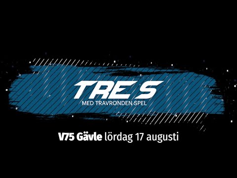 Speltips V75 Gävle - 17 augusti - jackpott!