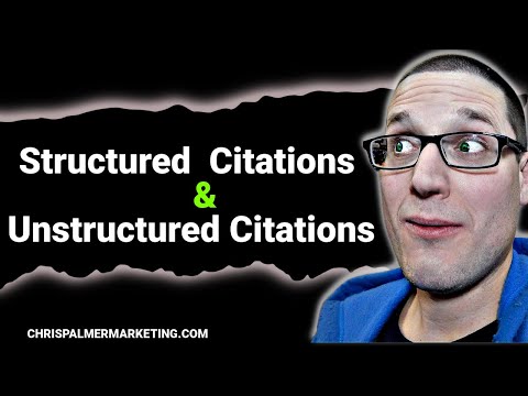 Structured Local Citations and Unstructured Citations