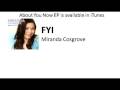 New Song! FYI - Miranda Cosgrove with Lyrics on Screen