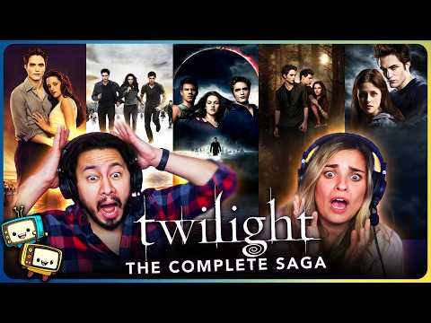 THE TWILIGHT SAGA Compilation Movie Reaction! | All TWILIGHT Movie Reactions w/ Jaby & Kristen!