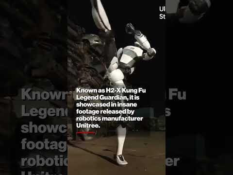 Insane New Chinese Bodyguard Robot Footage: Will Throw Itself Under a Car to Save Your Life #shorts