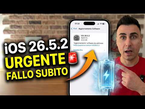 Apple rilascia iOS 26.5.2🚨 Risolto il surriscaldamento della batteria iPhone