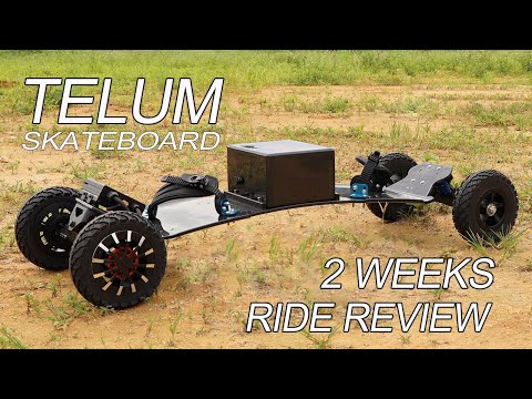 Ecomobl Telum carbon fiber electric mountainboard/offroad/all terrain 2 week ride review 2022