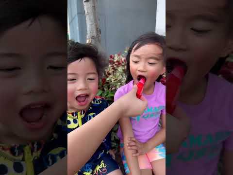 Lipstick prank on baby brother ???❤️?????