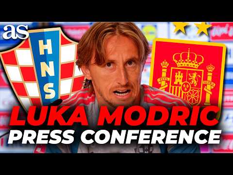 LUKA MODRIĆ speaks ahead of CROATIA - SPAIN: FULL PRESS CONFERENCE