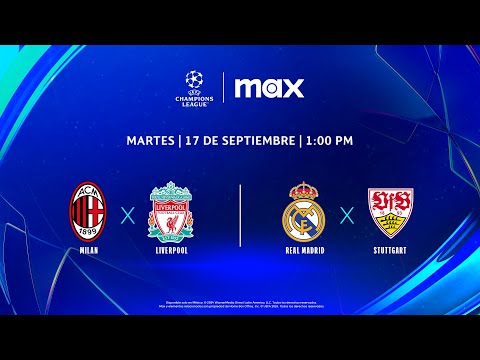 MILAN VS LIVERPOOL | REAL MADRID VS STTUTGART | JORNADA 1 | CHAMPIONS LEAGUE