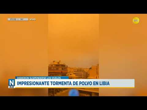 Impresionante tormenta de polvo en Libia ?N20:30?23-04-24