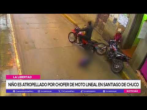 La Libertad: Niño es atropellado por chofer de moto lineal en Santiago de Chuco