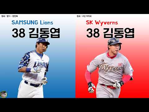 [응원가 비교] 삼성 김동엽 응원가 VS SK 김동엽 응원가 [야구천재]