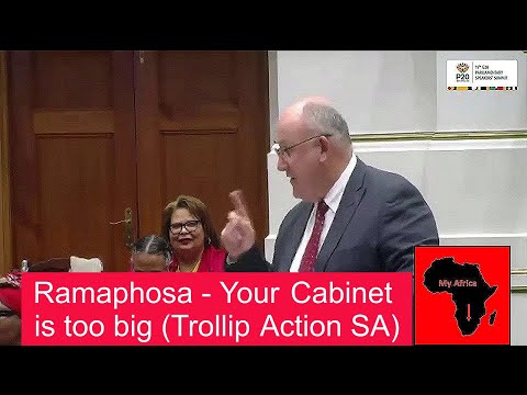 Ramaphosa Your Cabinet is Inflated. What are You Going to do? | Athol Trollip Action SA