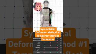 method 1 to rig symmetrical deformers #tutorial #live2d #vtuber