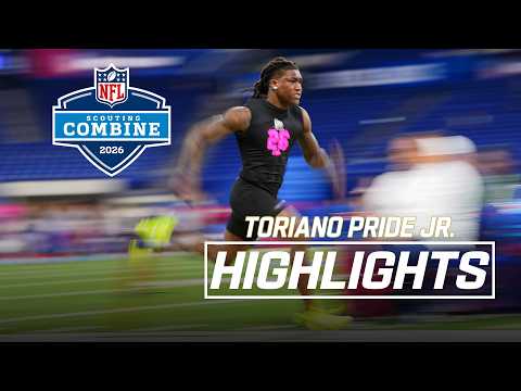 Toriano Pride Jr.'s 2026 NFL Scouting Combine Workout