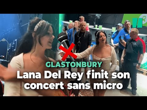 Lana Del Rey fait chanter le public sans micro ni musique après avoir été coupée à Glastonbury