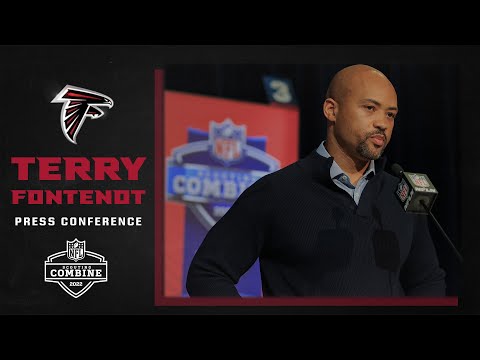 Atlanta Falcons GM Terry Fontenot addresses biggest offseason questions | 2022 NFL Scouting Combine video clip