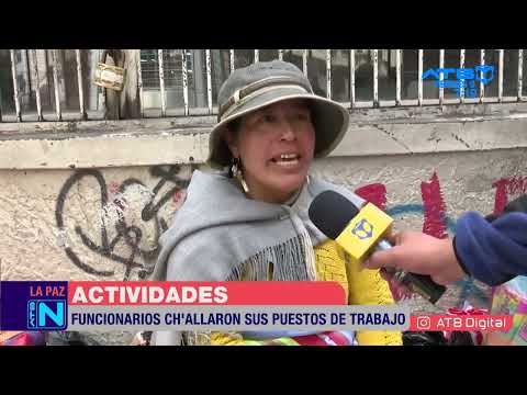 La Paz: Oficinas hacen su tradicional ch'alla el viernes de Carnaval