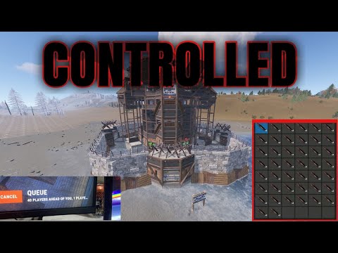 We CONTROLLED the most ACTIVE server for 72HRs - RUST CONSOLE EDITION MOVIE