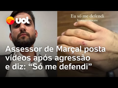 Assessor de Marçal, Nahuel Medina diz que 'só se defendeu' após agredir marqueteiro de Nunes