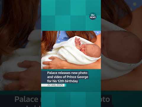 Palace releases new photo and video of Prince George for his 12th birthday