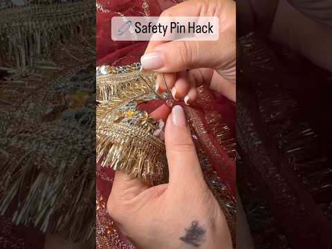 Safety Pin Hacks #hacks #safty #shorts #trending #ideas #reels #beauty