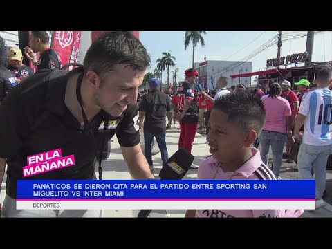 Fanáticos se dieron cita para el partido entre el Sporting e Inter Miami | En La Man?ana