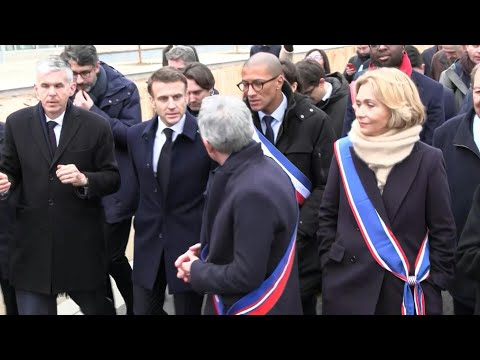 JO-2024: Emmanuel Macron à Saint-Denis pour l'inauguration du village olympique | AFP Images