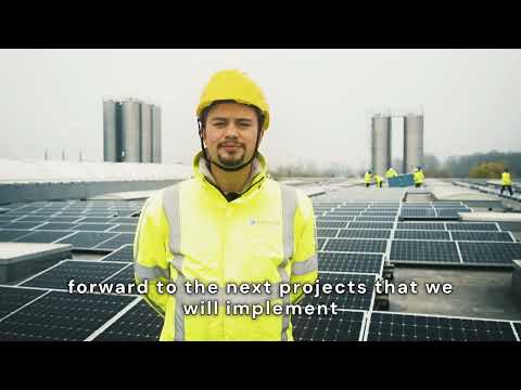 Solar panels at Orbia B&I (Wavin) in Poland - with SolarAccess