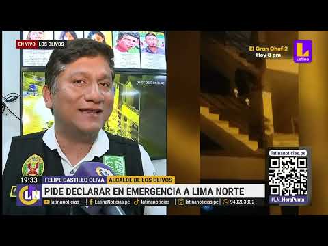 Alcalde de Los Olivos pide declarar en emergencia a Lima Norte por aumento de delincuencia