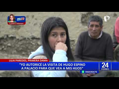Lilia Paredes reconoce que sí conocía a Hugo Espino ante la Fiscalía