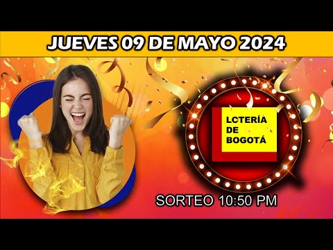 Resultado Premio Mayor Lotería de Bogotá, sorteo 2741 del 09 de mayo de 2024