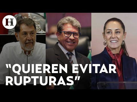 “Noroña y Monreal están con Sheinbaum para evitar rupturas en Morena”, analista analiza su equipo