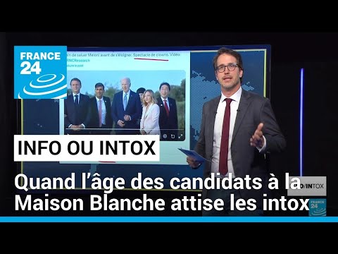 Quand l’âge des candidats à la Maison Blanche attisent les intox • FRANCE 24