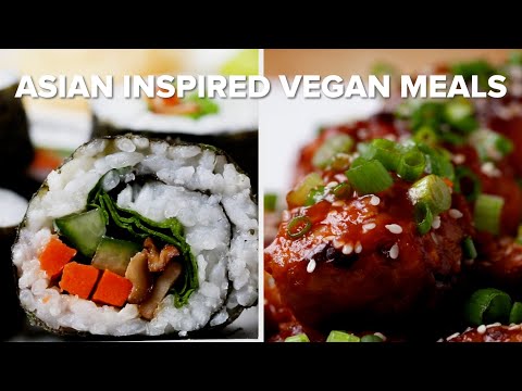 Homemade Asian Inspired Vegan Meals